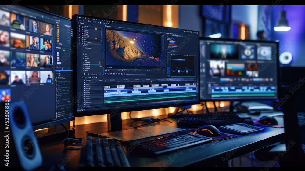 動画編集の写真